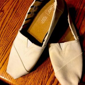 Toms white Womens 10